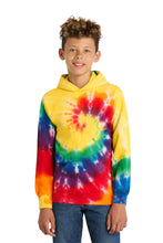 Port & Coƒ?› Youth Tie-Dye Pullover Hooded Sweatshirt. PC146Y
