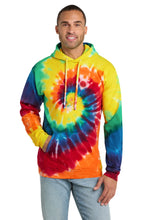 Port & Coƒ?› Tie-Dye Pullover Hooded Sweatshirt. PC146