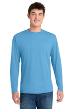 Port & Coƒ?› Long Sleeve Performance Blend Tee. PC381LS