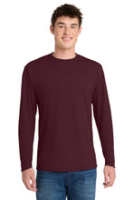 Port & Coƒ?› Long Sleeve Performance Blend Tee. PC381LS