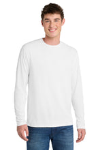 Port & Coƒ?› Long Sleeve Performance Blend Tee. PC381LS