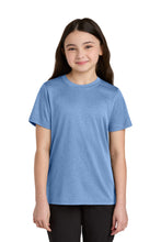 Port & Coƒ?› Youth Heather Performance Tee PC390Y