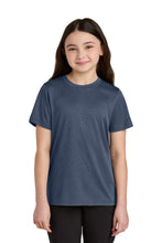 Port & Coƒ?› Youth Heather Performance Tee PC390Y