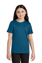 Port & Coƒ?› Youth Heather Performance Tee PC390Y