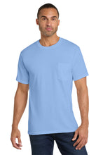 Port & Coƒ?› Core Cotton Pocket Tee. PC54P