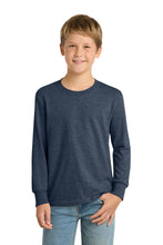 Port & Coƒ?› Youth Long Sleeve Core Cotton Tee. PC54YLS