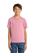 Port & Coƒ?› Youth Core Cotton Tee. PC54Y