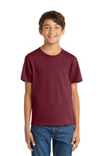 Port & Coƒ?› Youth Core Cotton Tee. PC54Y