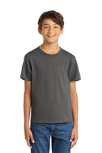 Port & Coƒ?› Youth Core Cotton Tee. PC54Y