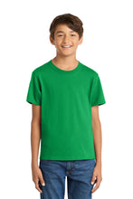 Port & Coƒ?› Youth Core Cotton Tee. PC54Y