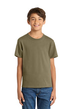 Port & Coƒ?› Youth Core Cotton Tee. PC54Y