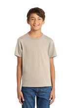 Port & Coƒ?› Youth Core Cotton Tee. PC54Y