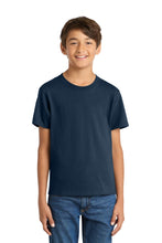 Port & Coƒ?› Youth Core Cotton Tee. PC54Y