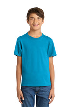 Port & Coƒ?› Youth Core Cotton Tee. PC54Y