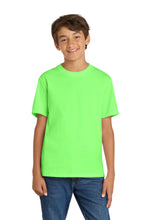 Port & Coƒ?› Youth Core Cotton Tee. PC54Y