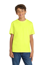 Port & Coƒ?› Youth Core Cotton Tee. PC54Y