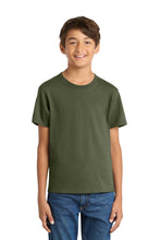 Port & Coƒ?› Youth Core Cotton Tee. PC54Y
