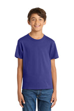 Port & Coƒ?› Youth Core Cotton Tee. PC54Y