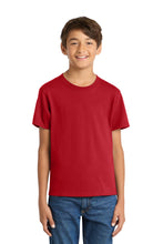 Port & Coƒ?› Youth Core Cotton Tee. PC54Y