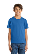 Port & Coƒ?› Youth Core Cotton Tee. PC54Y