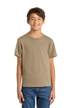 Port & Coƒ?› Youth Core Cotton Tee. PC54Y