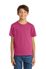 Port & Coƒ?› Youth Core Cotton Tee. PC54Y