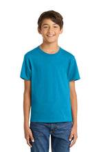 Port & Coƒ?› Youth Core Cotton Tee. PC54Y