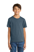 Port & Coƒ?› Youth Core Cotton Tee. PC54Y