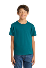 Port & Coƒ?› Youth Core Cotton Tee. PC54Y