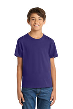 Port & Coƒ?› Youth Core Cotton Tee. PC54Y