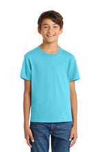 Port & Coƒ?› Youth Core Cotton Tee. PC54Y
