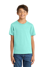 Port & Coƒ?› Youth Core Cotton Tee. PC54Y