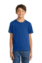 Port & Coƒ?› Youth Core Cotton Tee. PC54Y