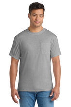 Port & Coƒ?› Tall Core Blend Pocket Tee. PC55PT