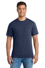 Port & Coƒ?› Tall Core Blend Pocket Tee. PC55PT