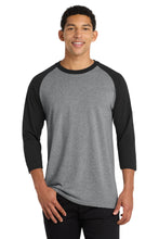 Port & Coƒ?› Core Blend 3/4-Sleeve Raglan Tee. PC55RS