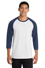 Port & Coƒ?› Core Blend 3/4-Sleeve Raglan Tee. PC55RS