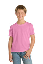 Port & Coƒ?› Youth Core Blend Tee.  PC55Y