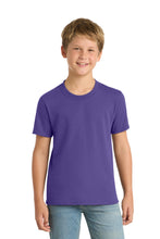 Port & Coƒ?› Youth Core Blend Tee.  PC55Y