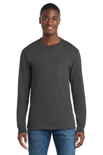 Port & Coƒ?› Tall Long Sleeve Essential Pocket Tee. PC61LSPT