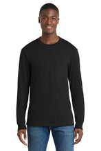 Port & Coƒ?› Tall Long Sleeve Essential Pocket Tee. PC61LSPT