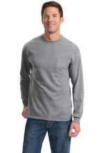 Port & Company? - Long Sleeve Essential Pocket Tee.  PC61LSP
