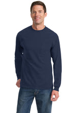 Port & Company? - Long Sleeve Essential Pocket Tee.  PC61LSP