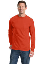 Port & Company? - Long Sleeve Essential Pocket Tee.  PC61LSP