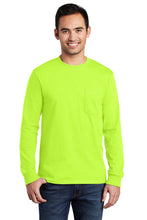 Port & Company? - Long Sleeve Essential Pocket Tee.  PC61LSP