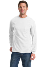 Port & Company? - Long Sleeve Essential Pocket Tee.  PC61LSP