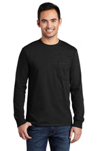 Port & Company? - Long Sleeve Essential Pocket Tee.  PC61LSP