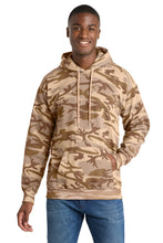 Port & Coƒ?› Core Fleece Camo Pullover Hooded Sweatshirt. PC78HC
