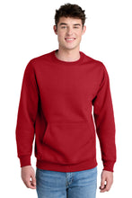 Port & Coâ„¢ Core Fleece Crewneck Pocket Sweatshirt PC78PKT