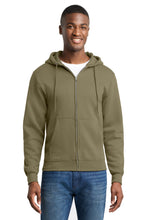 Port & Coƒ?› Core Fleece Full-Zip Hooded Sweatshirt. PC78ZH